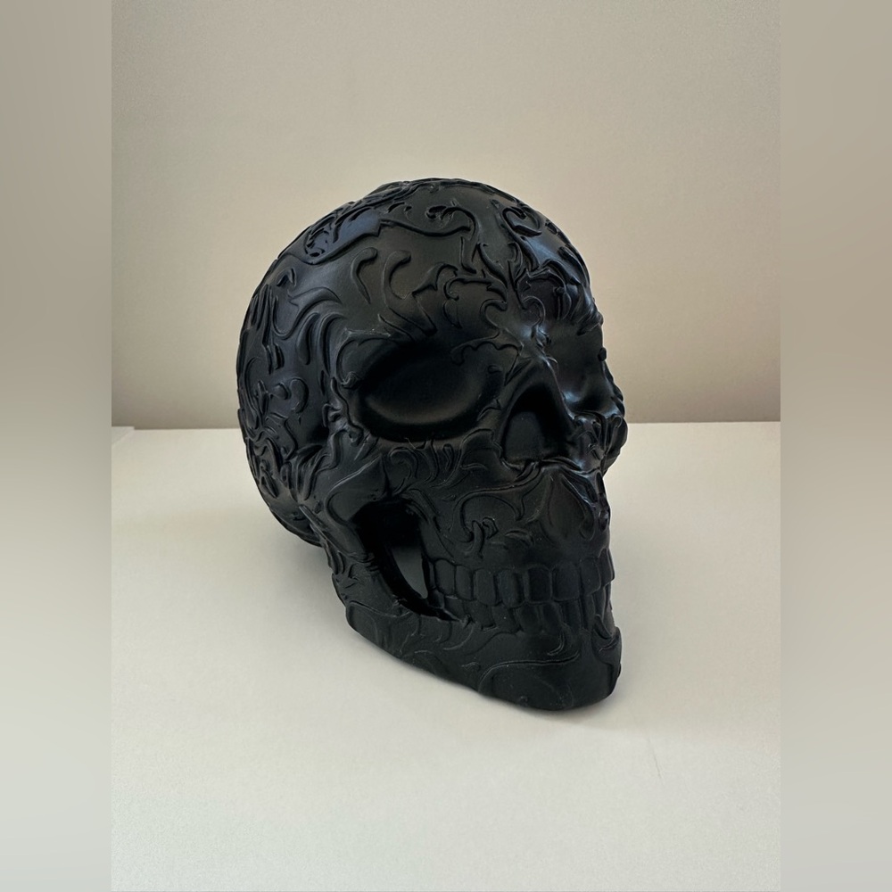 Wicked Vanity Beauty Black Skull Makeup Brush Holder